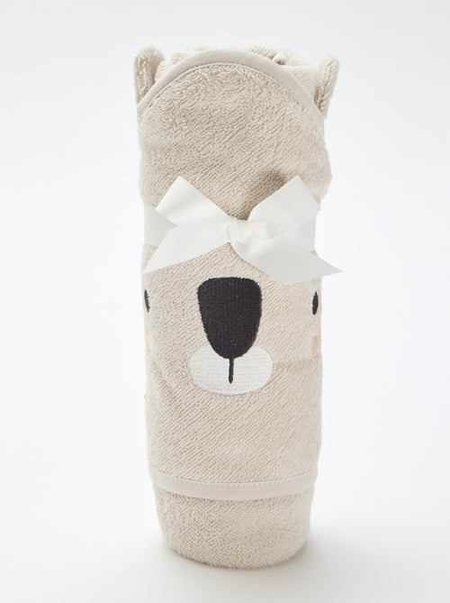 Capa de baño de rizo con orejitas de animales - Kiabi