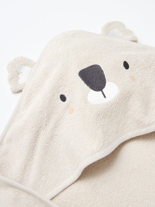 Capa de baño de rizo con orejitas de animales - Kiabi