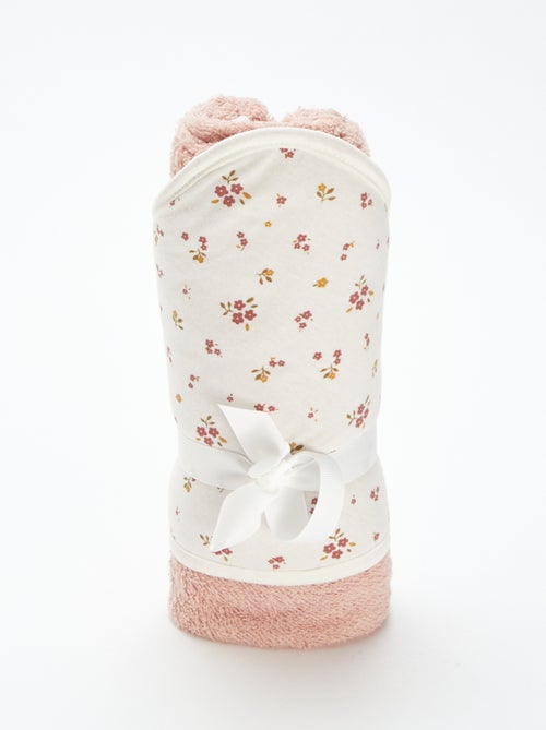 Capa de baño de rizo estampada - 75 x 75 cm - Kiabi