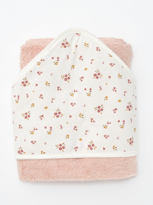 Capa de baño de rizo estampada - 75 x 75 cm - Kiabi