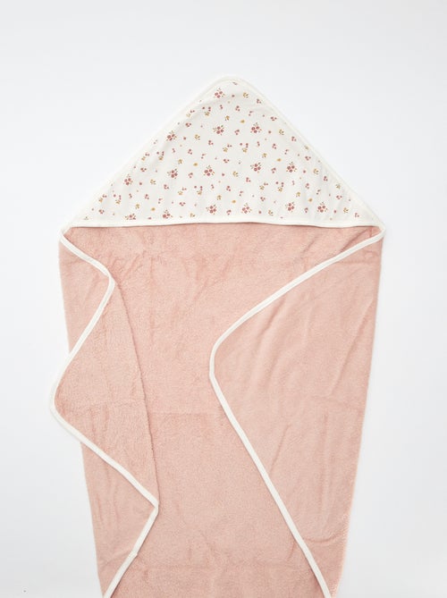 Capa de baño de rizo estampada - 75 x 75 cm - Kiabi