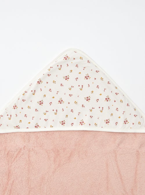 Capa de baño de rizo estampada - 75 x 75 cm - Kiabi