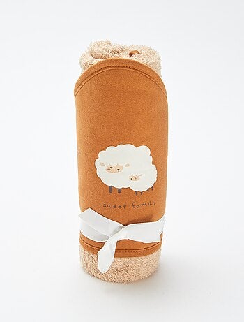 Capa de baño de rizo estampada - 75 x 75 cm