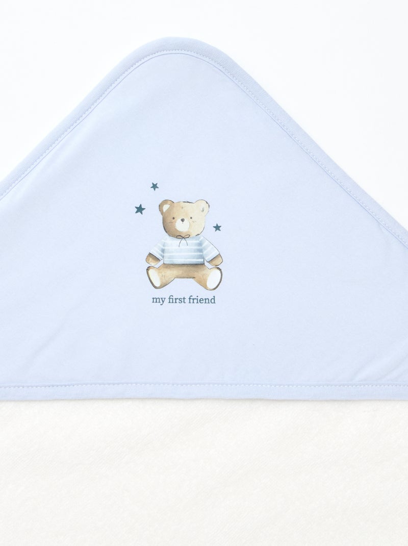 Capa de baño dino Azul - Kiabi
