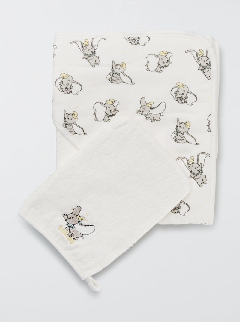 Capa de baño + manopla de 'Dumbo' dumbo - Kiabi