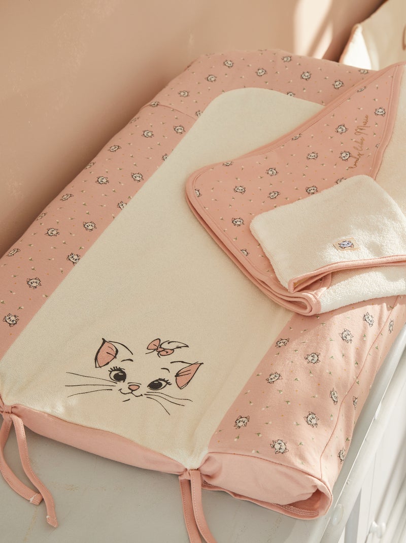 Capa de baño + manopla ROSA - Kiabi