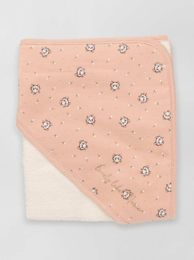 Capa de baño + manopla ROSA - Kiabi