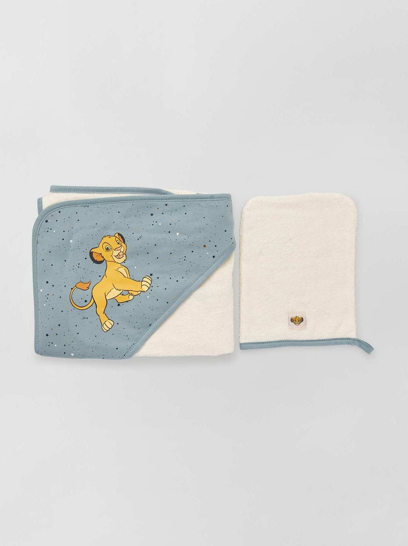 Capa de baño + manopla simba - Kiabi