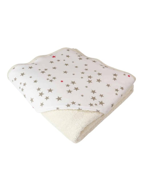 Capa de baño para bebé de rizo de algodón ESTRELLA - Kiabi Capa de baño para bebé de rizo de algodón ESTRELLA - Kiabi