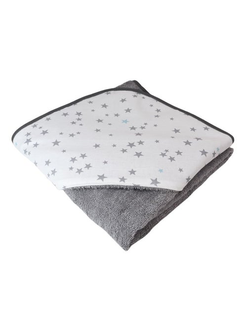 Capa de baño para bebé de rizo de algodón ESTRELLA - Kiabi Capa de baño para bebé de rizo de algodón ESTRELLA - Kiabi