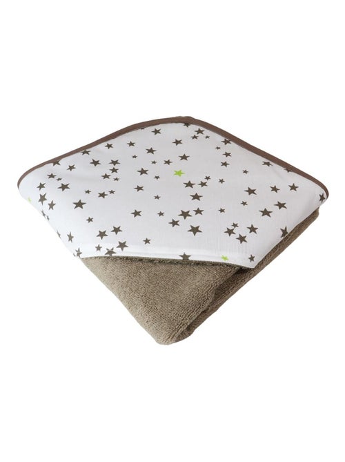 Capa de baño para bebé de rizo de algodón ESTRELLA - Kiabi Capa de baño para bebé de rizo de algodón ESTRELLA - Kiabi
