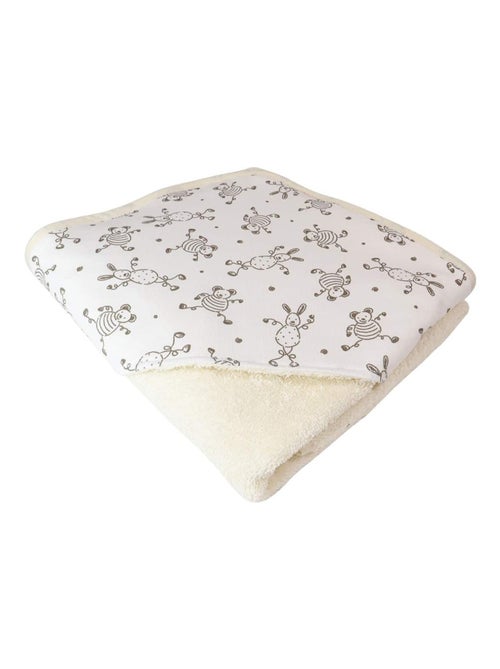 Capa de baño para bebé de rizo de algodón TOURNICOQUIN - Kiabi Capa de baño para bebé de rizo de algodón TOURNICOQUIN - Kiabi