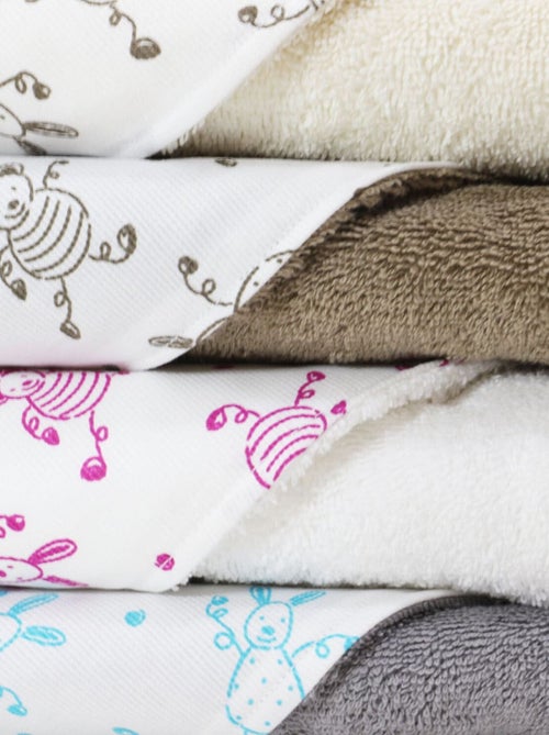 Capa de baño para bebé de rizo de algodón TOURNICOQUIN - Kiabi Capa de baño para bebé de rizo de algodón TOURNICOQUIN - Kiabi