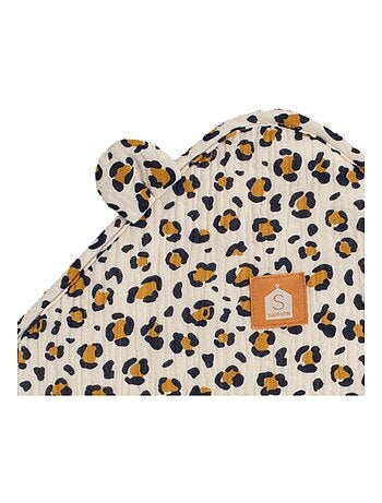 Capa de baño para bebé en gasa de algodón con manopla de - SAUTHON