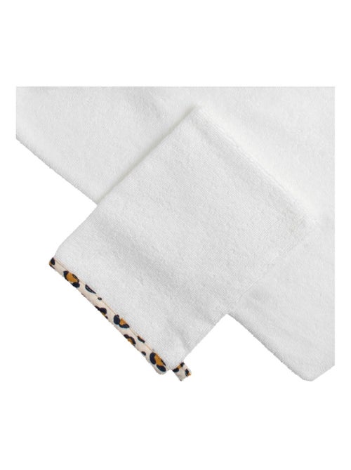 Capa de baño para bebé en gasa de algodón con manopla de - SAUTHON - Kiabi