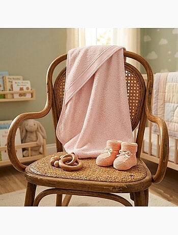 Capa de baño para bebé para bordar con tela Aïda – Aidelle