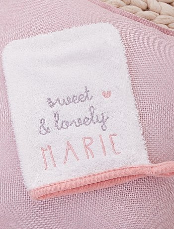 Capa de baño y manopla a juego 'Marie' - Kiabi