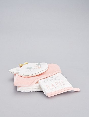 Capa de baño y manopla a juego 'Marie' - Kiabi