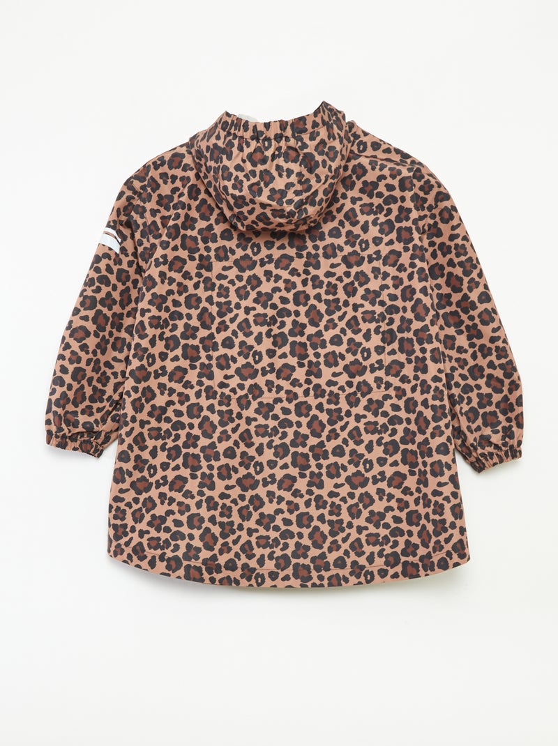 Capa de lluvia con capucha Marron - Kiabi