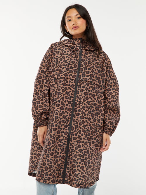 Capa de lluvia hidrófuga con detalles reflectantes - Kiabi