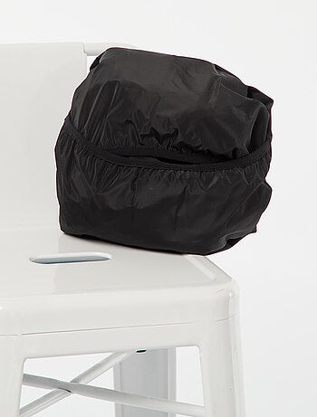 Capa de lluvia larga con capucha