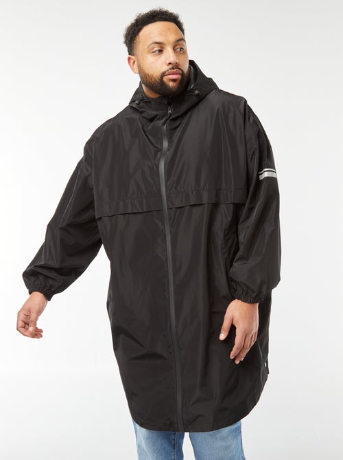 Capa de lluvia larga con capucha - Kiabi