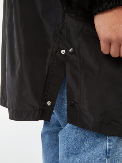 Capa de lluvia larga con capucha - Kiabi