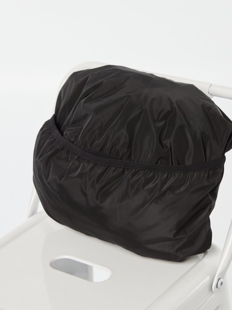 Capa de lluvia larga con capucha negro - Kiabi