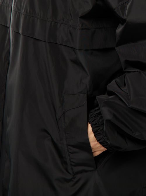 Capa de lluvia larga con capucha - Kiabi