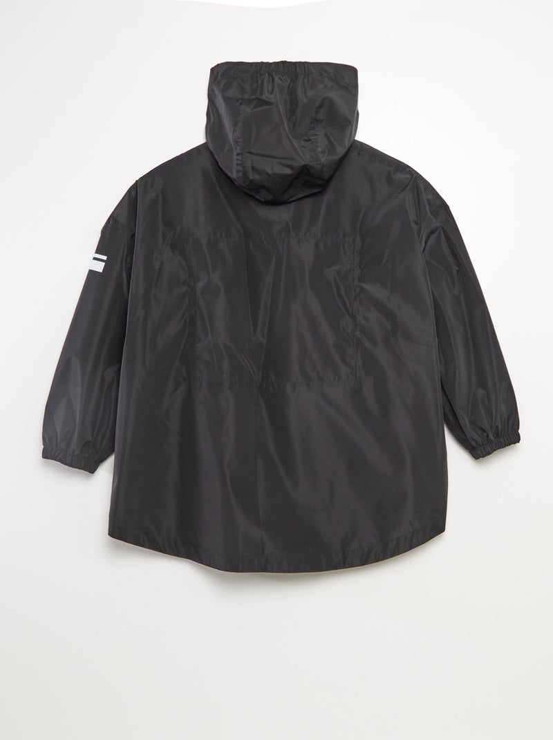 Capa de lluvia negro - Kiabi