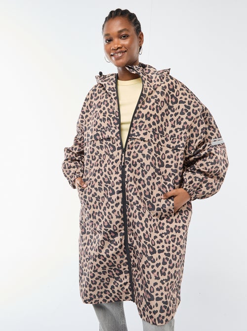 Capa de lluvia repelente al agua con capucha - Kiabi