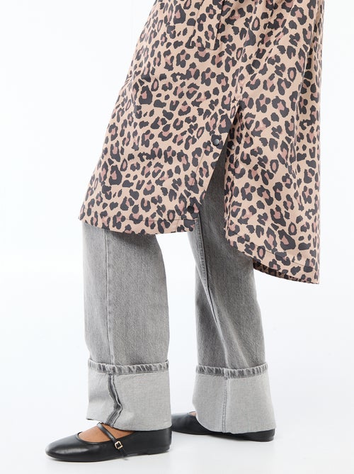 Capa de lluvia repelente al agua con capucha - Kiabi