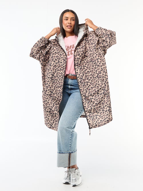 Capa de lluvia repelente al agua con capucha - Kiabi