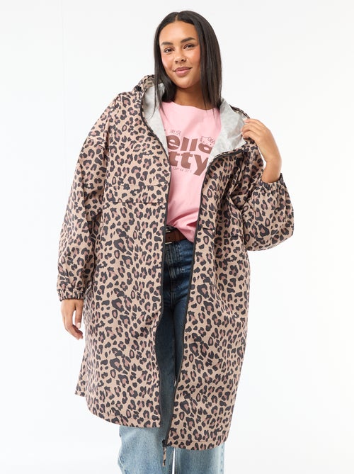 Capa de lluvia repelente al agua con capucha - Kiabi