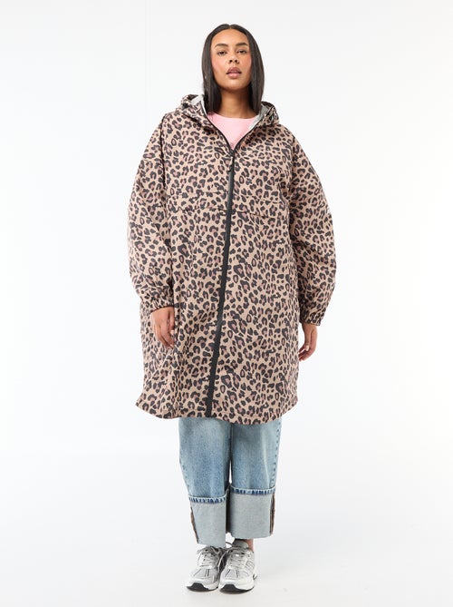 Capa de lluvia repelente al agua con capucha - Kiabi