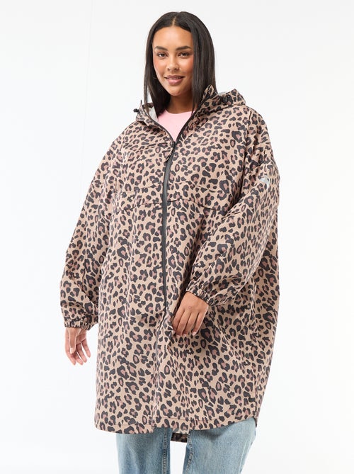 Capa de lluvia repelente al agua con capucha - Kiabi