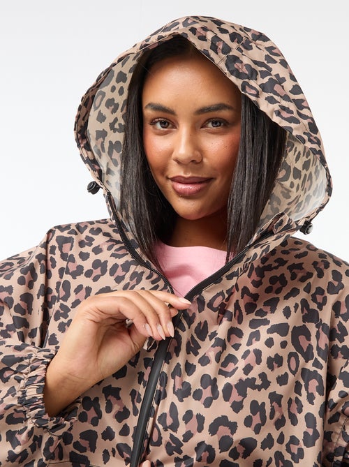 Capa de lluvia repelente al agua con capucha - Kiabi