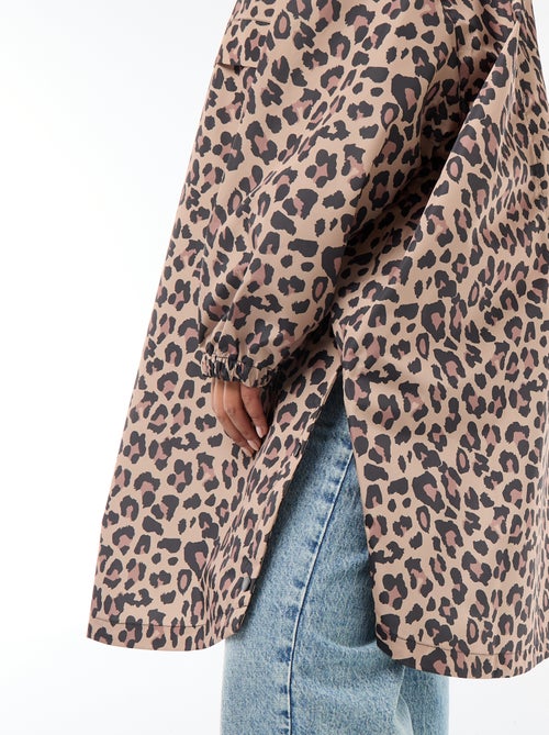 Capa de lluvia repelente al agua con capucha - Kiabi