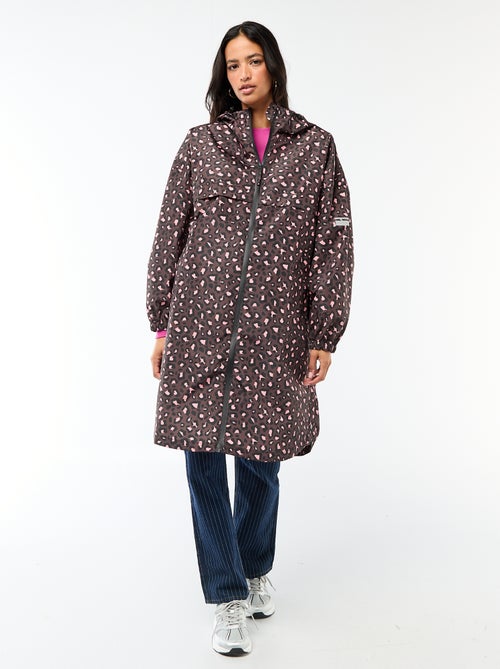 Capa de lluvia repelente al agua con capucha - Kiabi