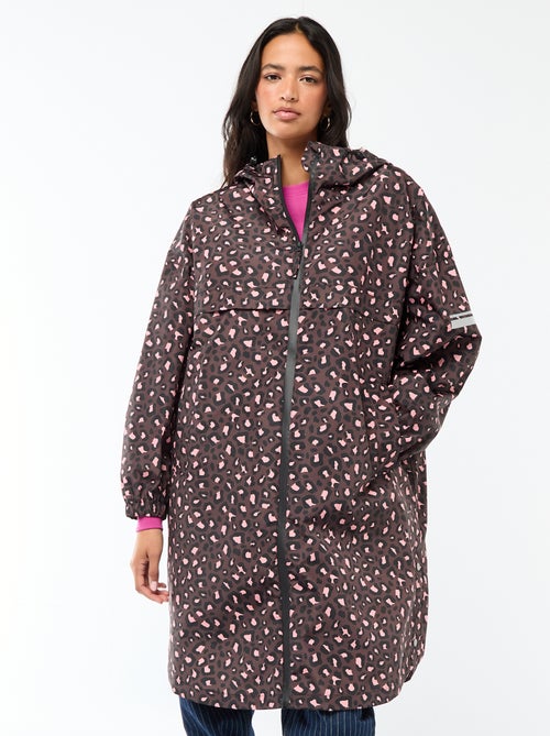 Capa de lluvia repelente al agua con capucha - Kiabi