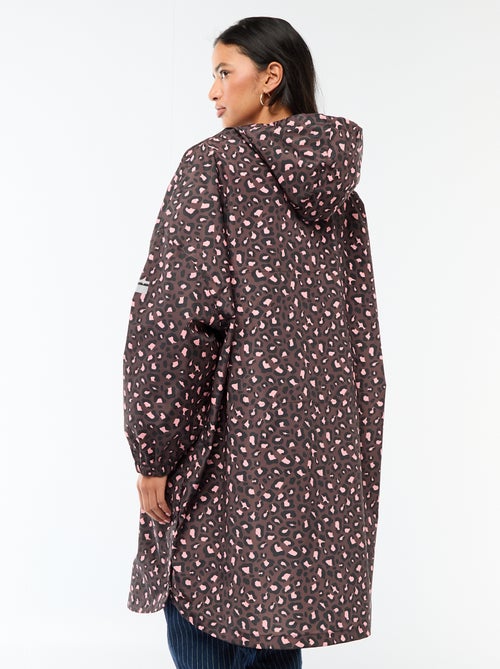 Capa de lluvia repelente al agua con capucha - Kiabi