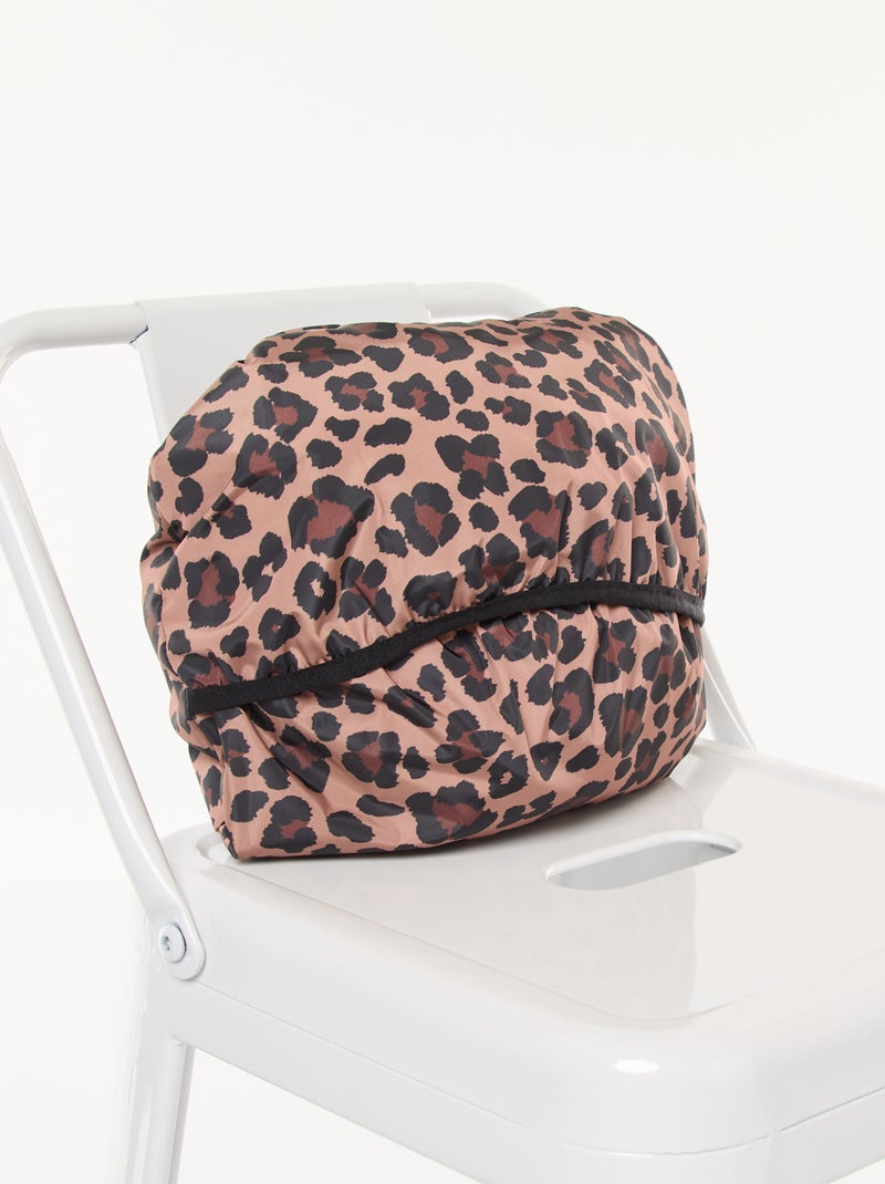 Capa de lluvia repelente al agua con estampado de leopardo Marron - Kiabi