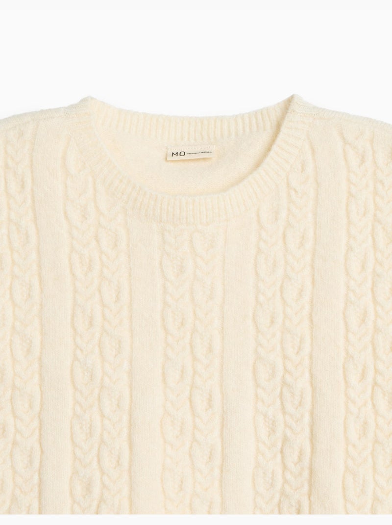 Capa de punto, mo fashion Beige - Kiabi