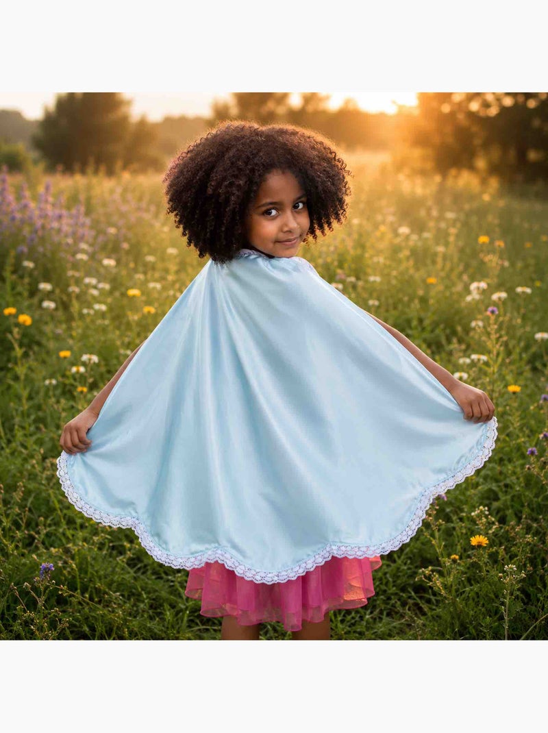 Capa infantil de algodón para colorear princesa | Great Pretenders Azul turquesa - Kiabi