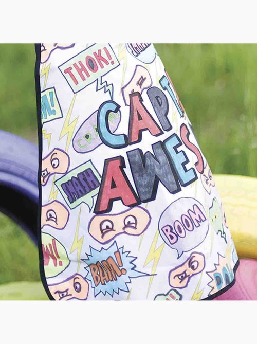 Capa infantil de algodón para colorear superhéroe | Great Pretenders - Kiabi Capa infantil de algodón para colorear superhéroe | Great Pretenders - Kiabi