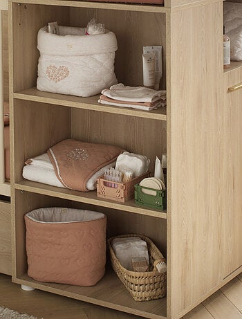 Capa y manopla de baño de algodón acolchado y - SAUTHON