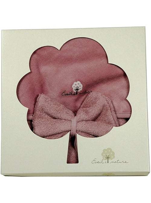 Capa y manopla de baño de algodón orgánico - Kiabi