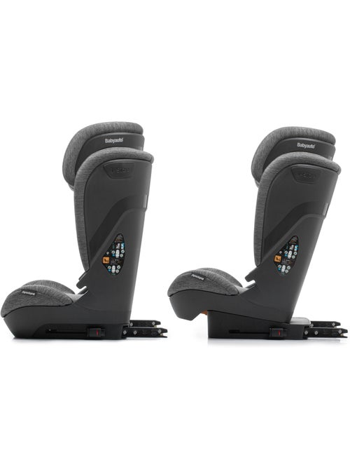 Capax Isize Isofix 100 - 150 cm Babyauto - DOBBY GREY - Kiabi Capax Isize Isofix 100 - 150 cm Babyauto - DOBBY GREY - Kiabi