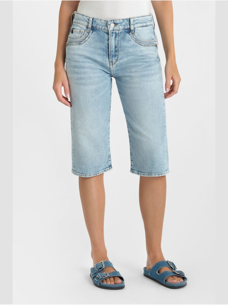 Capris de mezclilla OASIS Azul - Kiabi