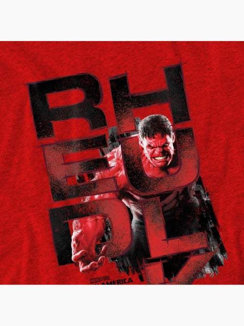 Captain America: Brave New World - Camiseta de Red Hulk Logotipo para Adultos Unisex - Kiabi
